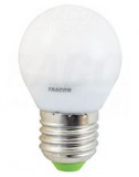 TRACON LG455W LED fényforrás 230 VAC, 5 W, 2700 K, E27, 380 lm, 200°, G45, EEI=G