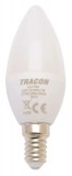 TRACON LGY7W Gyertya burájú LED fényforrás, tejüveg 230 V, 50 Hz, 7 W, 2700 K, E14, 600 lm, 180°, EEI=F