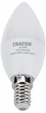TRACON LGYS7NW Gyertya búrájú LED fényforrásSAMSUNG chippel 230V,50Hz,7W,4000K,E14,630lm,180°,C37,SAMSUNG chip, EEI=F