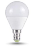 TRACON LMG455W Gömb búrájú LED fényforrás 230VAC, 5 W, 2700 K, E14, 380 lm, 200°, EEI=G