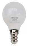 TRACON LMGS455W Gömb burájú LED fényforrás SAMSUNG chippel 230V,50Hz,5W,3000K,E14,430lm,180°,G45,SAMSUNG chip, EEI=F