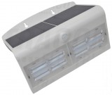 TRACON LSLBW7W Napelemes LED fali világítótest mozgásérzékelővel, fehér 6,8 W, 4000 K, 800 lm, IP65, 3,7 V, 4 Ah