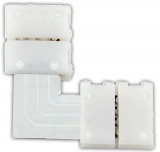 TRACON LSZTL10 Forrasztás nélküli "L" gyorscsatl. egyszínű LED szalagokhoz W=10 mm, 2P