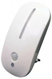 TRACON NLS Éjszakai fény mozgásérzékelővel 230VAC, 50Hz, 0,9W, 15lm, PIR+CDS, 3m