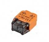 TRACON RVU2,5-2 Csavar nélküli vezetékösszekötő, narancssárga 2x0,5-2,5mm2, 450VAC, max. 16A