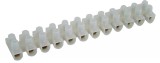 TRACON S10A-H-L Flex. nyomólemezes sorozatkapocs, H profil, 12 tag, natúr 6mm2, 450VAC, 40A, PP