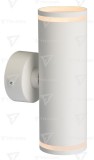 TRACON SPGU10LF2W Oldalfali spot lámpatest, fehér 100-240VAC, 50Hz, 2xGU10, max.35W