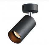 TRACON SPGU10MA1B Mennyezeti állítható spot lámpatest, fekete 100-240VAC, 50Hz, 1xGU10, max.35W