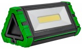TRACON STLFL25W Akkumulátoros LED szerelő reflektor 10 W, 4000 K, 3,7 V, 3600 mAh, Li-Ion, 1000 lm, 1,5h, IP54