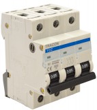 TRACON TDZ 3P 10A C Kismegszakító, 3 pólus, C karakterisztika 10A, 6kA (TDZ 3P C10A)