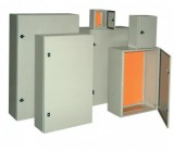 TRACON TFE302515 Fém elosztószekrény, acél, szürke H×W×D=300×250×150mm, IP55