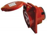 TRACON TICS-315 Beépíthető ferde ipari csatlakozóaljzat 16A, 400V, 3P+N+E, 6h, IP44