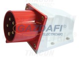 TRACON TICS-525 Felületre szerelhető ipari csatlakozó dugó 32A, 400V, 3P+N+E, 6h, IP44