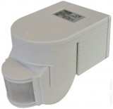 TRACON TMB-108 Mozgásérzékelő, infra falra 230V, 50Hz, 180°, max. 12m, 10s-7min, 3-2000lux, IP44