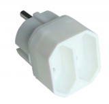 TRACON TN2 Többférőhelyes átalakító csatlakozó 2×EURO, 250VAC, max.2,5A