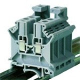 TRACON TSKA16 Fázisvezető ipari sorozatkapocs, csavaros, sínre, szürke 2,5-16mm2, 800VAC, 101A