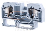 TRACON TSKC10 Fázisvezető ipari sorozatkapocs, rugós, sínre, szürke 800V 57A 0.2-10 mm2 2P
