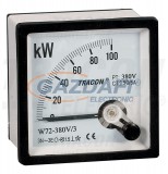 TRACON W96-400V/4 Hatásos teljesítménymérő, 3 fázisú, 4 vezetékes 96×96mm, 400V AC