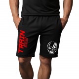 Train hard fekete rövidnadrág