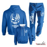 Train hard - Kék melegítő szett-prémium (a nadrág S-es méretben rendelhető)