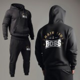 Train like a boss melegítő szett fekete-arany