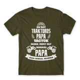 Traktoros papa - férfi póló