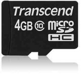 TRANSCEND 4GB microSDHC Card Class 10