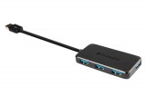 Transcend HUB2K USB3.0 4-Port Black TS-HUB2K