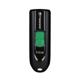 Transcend JetFlash 790 C USB flash meghajtó 512 GB USB C-típus 3.2 Gen 1 (3.1 Gen 1) Fekete, Zöld