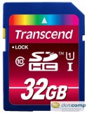Transcend SDHC 32GB Class 10 UHS-I memóriakártya TS32GSDHC10U1