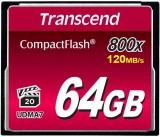 Transcend TS64GCF800 64GB Compact Flash 800x memóriakártya