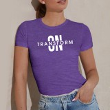 Transform on - női póló (lila)
