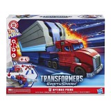 Transformers Earthspark: Optimus Prime Battle Trailer játékkészlet - Hasbro