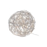 TRASSEL dekor gömb ezüst 30cm