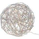 TRASSEL dekor gömb ezüst 37,5 cm