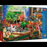 Trefl 1000 Db-Os Premium Plus Puzzle - Tea Time - Bajkeverő Cicák (10839) (GXP-931391)