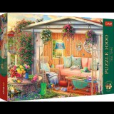 Trefl 1000-db-os Premium Plus puzzle - Tea Time - Kedvenc helyem! (10801) (10801 TREFL)