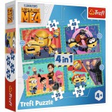 Trefl 34648 - Őrült Minyonok 4 az 1-ben 35 - 48 - 54 - 70 darabos puzzle (34648)