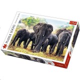 Trefl Afrikai elefántok 1000db-os prémium puzzle (10442) (Trefl 10442)
