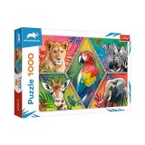 Trefl Animal Planet: Egzotikus állatok 1000 db-os puzzle (10671T) (10671T) - Kirakós, Puzzle