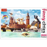 Trefl: Crazy cities - kutyák Londonban 1000 db-os puzzle
