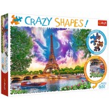 Trefl Crazy Shapes: A Párizs feletti ég 600 db-os puzzle