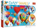 Trefl Crazy Shapes - Színes hőlégballonok puzzle, 600 darabos