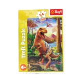Trefl: Csodálatos dinoszauruszok mini puzzle, 54 darabos - többféle