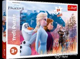 Trefl Disney Frozen 2. - varázslatos utazás puzzle, 24 darabos
