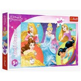 Trefl Disney Hercegnők: Találkozz a hercegnőkkel 100db-os puzzle (16419) (T16419) - Kirakós, Puzzle