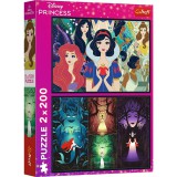 Trefl Enchantimals Disney hercegnők 2 az 1-ben 2 x 200 darabos puzzle (13317)
