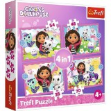 Trefl Gabi babaháza Macskalandok 4 az 1-ben puzzle (34620)