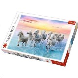 Trefl Galoppozó fehér lovak 500db-os puzzle (37289) (Trefl 37289) - Kirakós, Puzzle