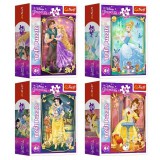 Trefl Gyönyörű Disney Hercegnők 54db-os mini puzzle több változatban (54191) (trefl54191) - Kirakós, Puzzle